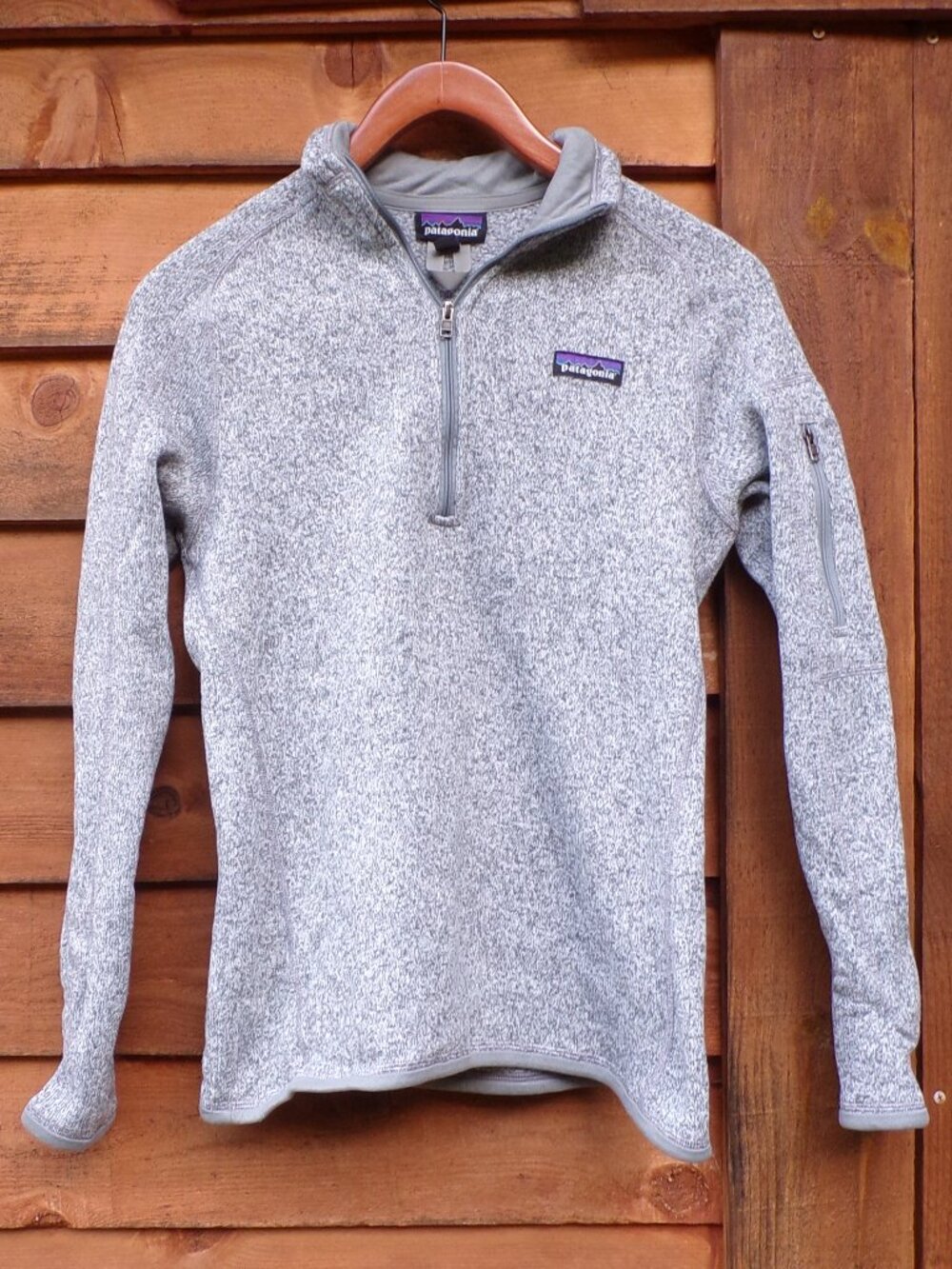 Patagonia Better Sweater Women's Size M Fleece Pullover 1/4 Zip Gray